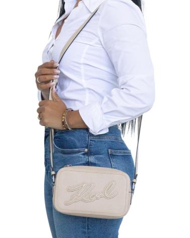 KARL LAGERFELD BOLSO K-SKUARE CAMERA BG GRAINY ARENA