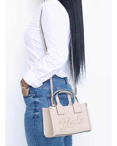 KARL LAGERFELD BOLSO K-SKUARE ST TOTE GRAINY ARENA