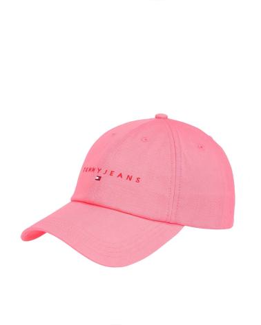 TOMMY HILFIGER GORRA TJW LINEAR LOGO 6 PANEL CAP ROSA