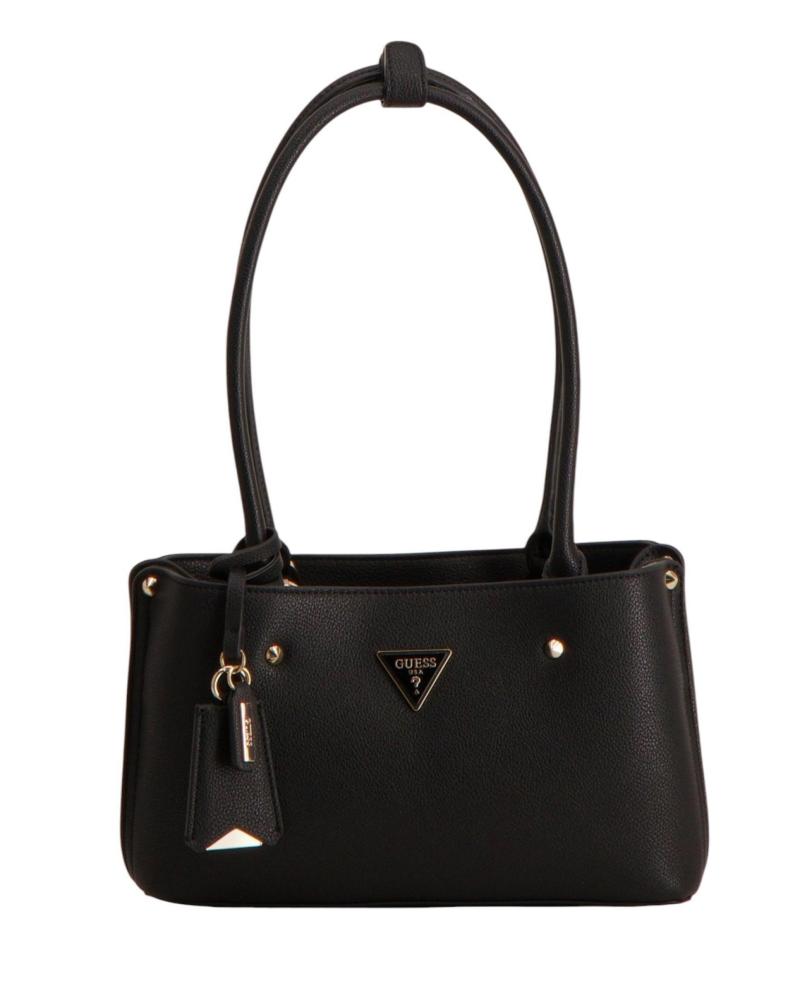 GUESS BOLSO MERIDIAN SHOULDER SATCHEL NEGRO