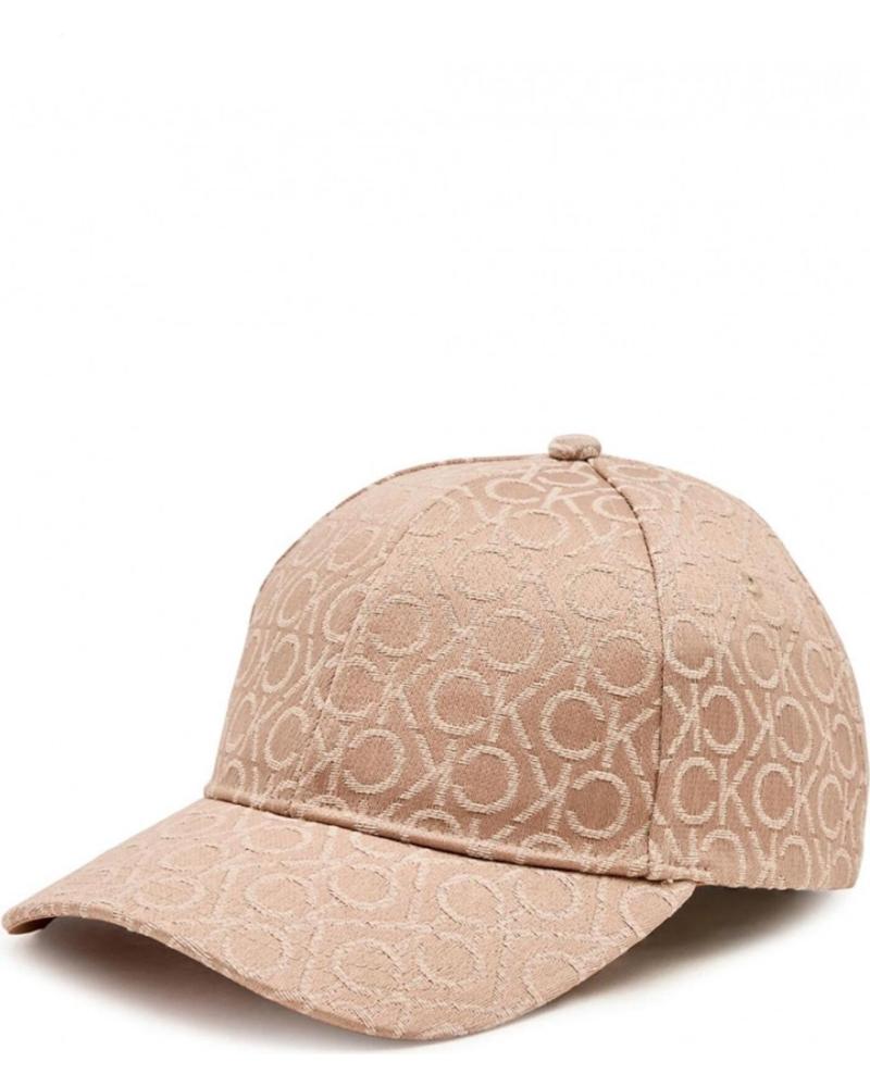 CALVIN KLEIN GORRA MONOGRAM JACQUARD CAP TAUPE