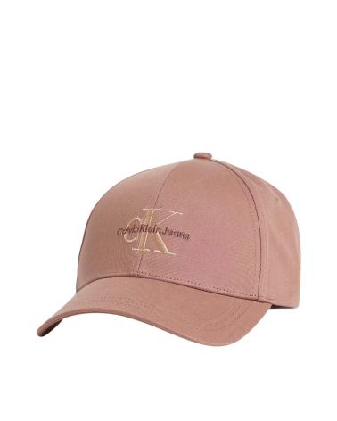 CALVIN KLEIN MONO LOGO EMBRO CAP NUDE NUDE
