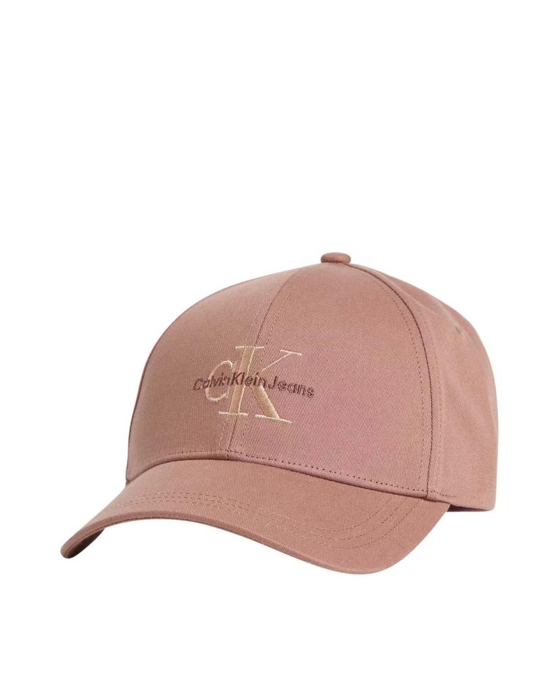 CALVIN KLEIN MONO LOGO EMBRO CAP NUDE NUDE