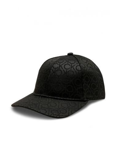 CALVIN KLEIN MONOGRAM JACQUARD CAP SCHWARZ NEGRO