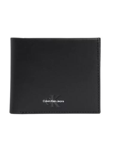 CARTERA CALVIN KLEIN MONOGRAM SOFT BIFOLD CON MONEDERO NEGRO NEGRO