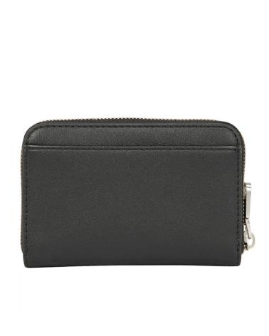 PORTAFOGLIO CALVIN KLEIN MINIMAL MONOGRAM MED ZIP AROUND NERO NEGRO