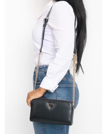 GUESS BOLSO DARYNA STATUS CROSSBODY NEGRO