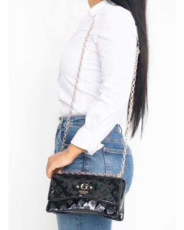 GUESS BOLSO GERTY CONVERTIBLE XBODY FLAP NEGRO