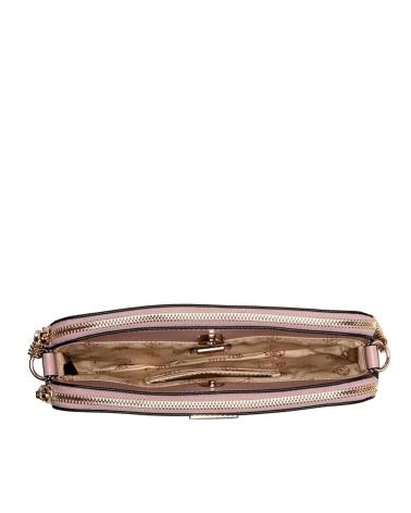 GUESS DARYNA STATUS CROSSBODY BAG - ELEGANT PINK ROSA
