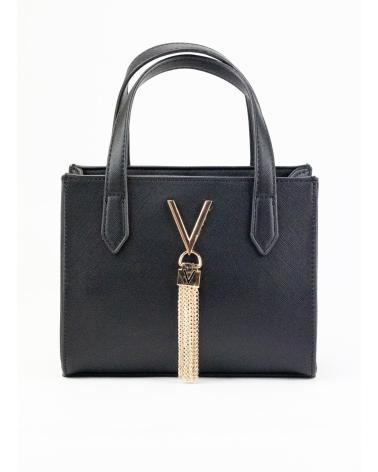 BOLSO DE MANO VALENTINO VBS1IJ15 NEGRO CON BORLA DORADA NEGRO