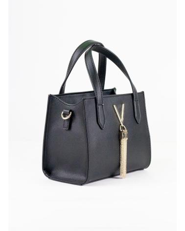 BOLSO DE MANO VALENTINO VBS1IJ15 NEGRO CON BORLA DORADA NEGRO