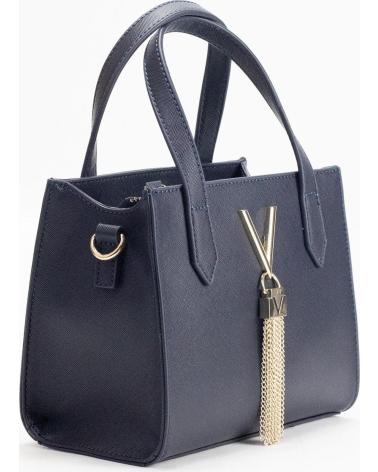SAC À MAIN VALENTINO VBS1IJ15 MARINE AVEC POMPON DORÉ MARINO