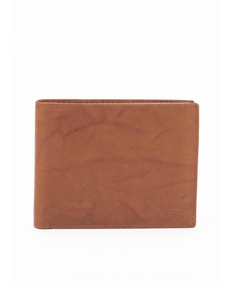 CARTERA DE CUERO KESLEM RUF-J MARRÓN CUERO