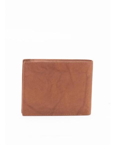 CARTERA DE CUERO KESLEM RUF-J MARRÓN CUERO