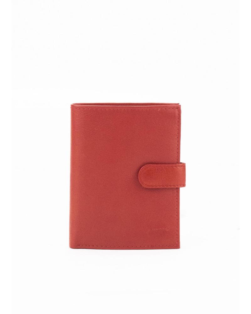 KESLEM GELDBÖRSE 8706 C-C ROT MIT KLAPPVERSCHLUSS ROJO