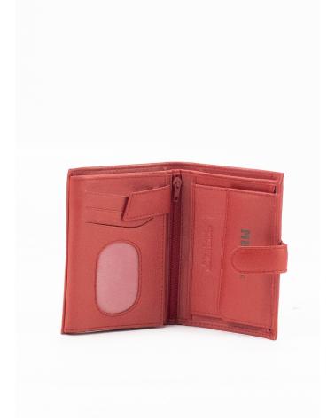 KESLEM GELDBÖRSE 8706 C-C ROT MIT KLAPPVERSCHLUSS ROJO