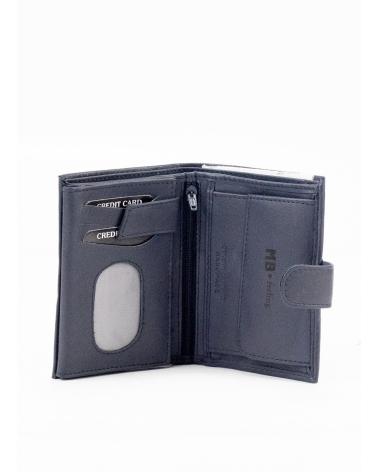 PORTEFEUILLE KESLEM 8706 C-C BLEU MARINE AVEC FERMETURE À RABAT MARINO