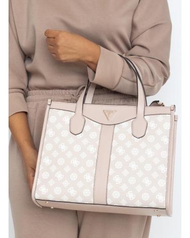 GUESS BOLSO SILVANA 2 COMPARTMENT TOTE NUDE