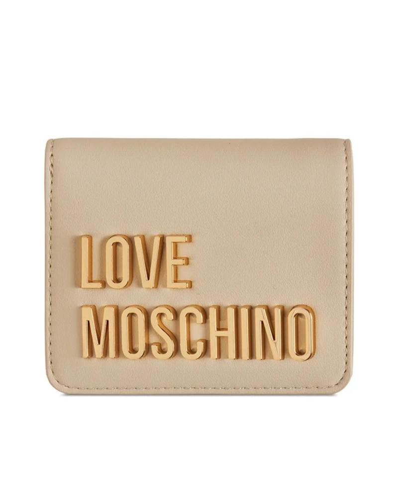 PORTEFEUILLE LOVE MOSCHINO JC5612 BEIGE BEIGE
