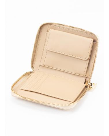 PORTEFEUILLE ZIPPÉ LOVE MOSCHINO JC5613 COULEUR OR ORO