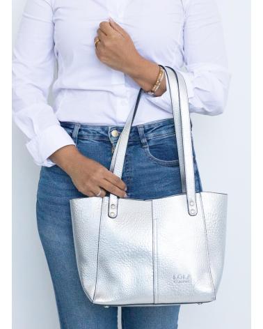 LOLA CASADEMUNT BOLSO LS2504055 PLATA