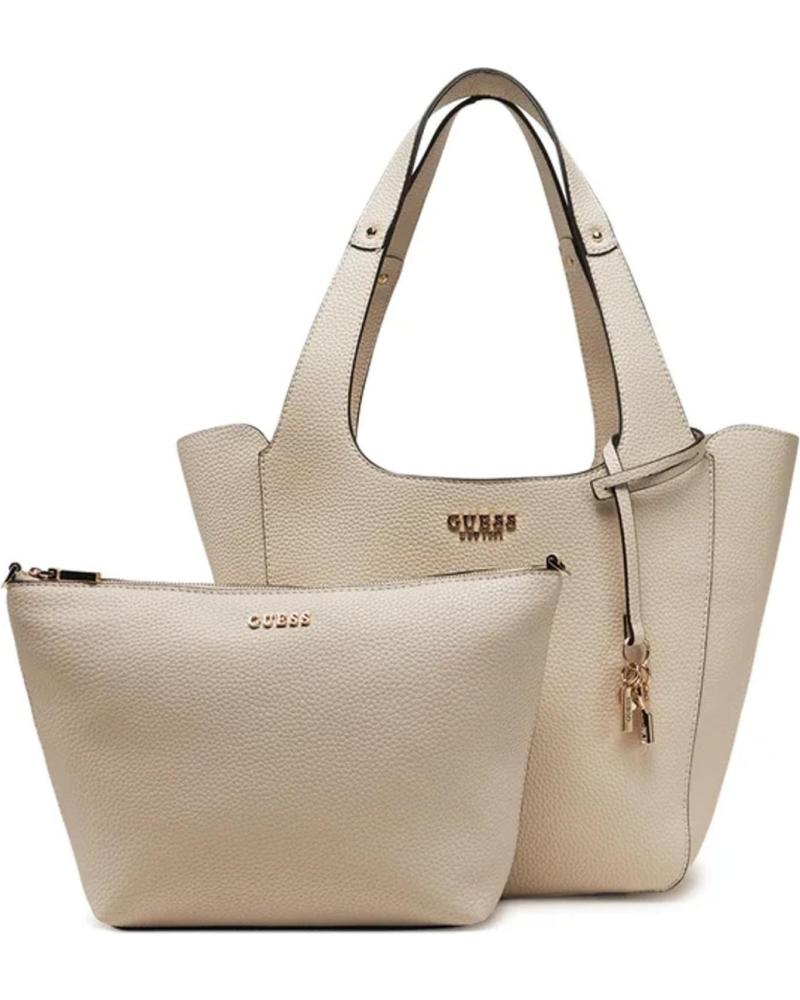 GUESS BOLSO HELINA TOTE BEIGE
