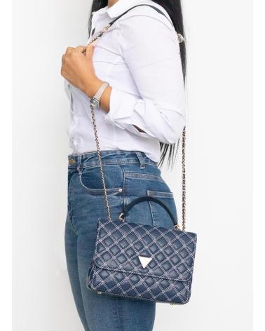 GUESS BOLSO CRUISE VIBE CNVRTBLLE XBDY FLAP MARINO