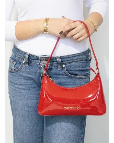 VALENTINO BAGS UMHÄNGETASCHE VBS90513 ROT GLÄNZEND ROJO