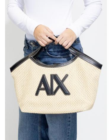 ARMANI EXCHANGE XW000410 BLACK TOTE BAG NEGRO