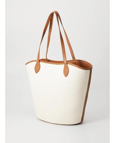 VALENTINO CAPAZO TOTE BAG VBS7QO02 BEIGE BEIGE