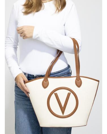 VALENTINO CAPAZO TOTE BAG VBS7QO02 BEIGE BEIGE