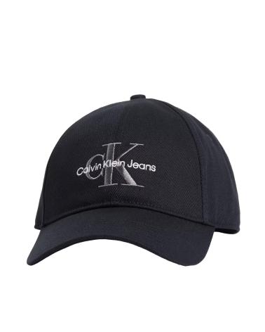 Chapéus-e-bonés-para-fãs-de-esportes-CALVIN-KLEIN-GORRA-MONOLOGO-EMBROIDERY-BASEBALL-CAP-NEGRO