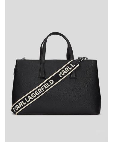 Inicio-KARL-LAGERFELD-BOLSO-K-RSG-METAL-SATCHEL-NEGRO