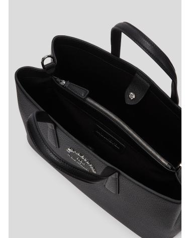 Inicio-KARL-LAGERFELD-BOLSO-K-RSG-METAL-SATCHEL-NEGRO