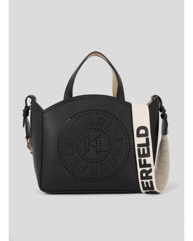 Início-KARL-LAGERFELD-BOLSO-K-CIRCLE-SM-TOTE-WOVEN-NEGRO