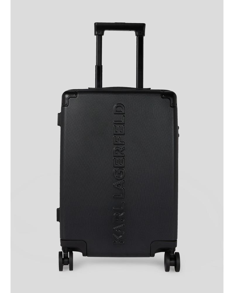 Inizio-KARL-LAGERFELD-MALETA-K-TRAVEL-LOGO-HARD-TROLLEY-NEGRO