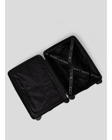 Inizio-KARL-LAGERFELD-MALETA-K-TRAVEL-LOGO-HARD-TROLLEY-NEGRO