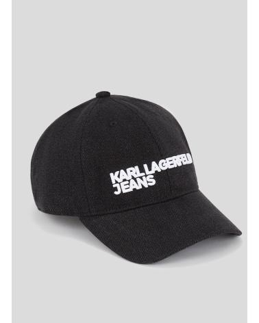 KARL LAGERFELD KLJ BLACK DENIM CAP BLACK NEGRO