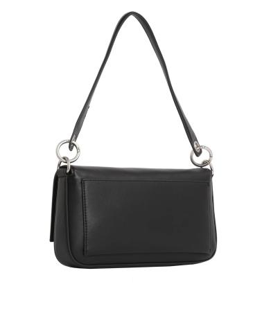 Início-CALVIN-KLEIN-BOLSO-SCULPTED-FLAP-SHOULDER-POUCH-NEGRO