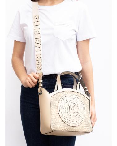 Home-KARL-LAGERFELD-BOLSO-K-CIRCLE-SM-TOTE-WOVEN-BEIGE