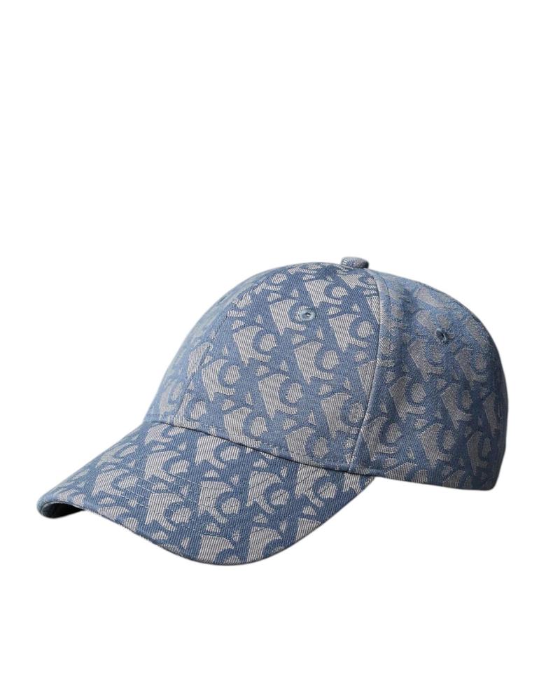 Chapéus-e-bonés-para-fãs-de-esportes-CALVIN-KLEIN-AOP-6-PANEL-BASEBALL-CAP-AZUL