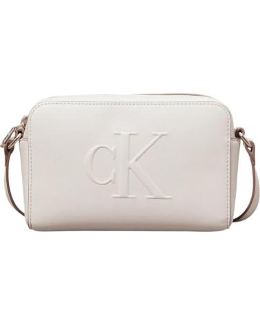 CALVIN KLEIN SCULPTED EW CAMERA BAG BLANCO