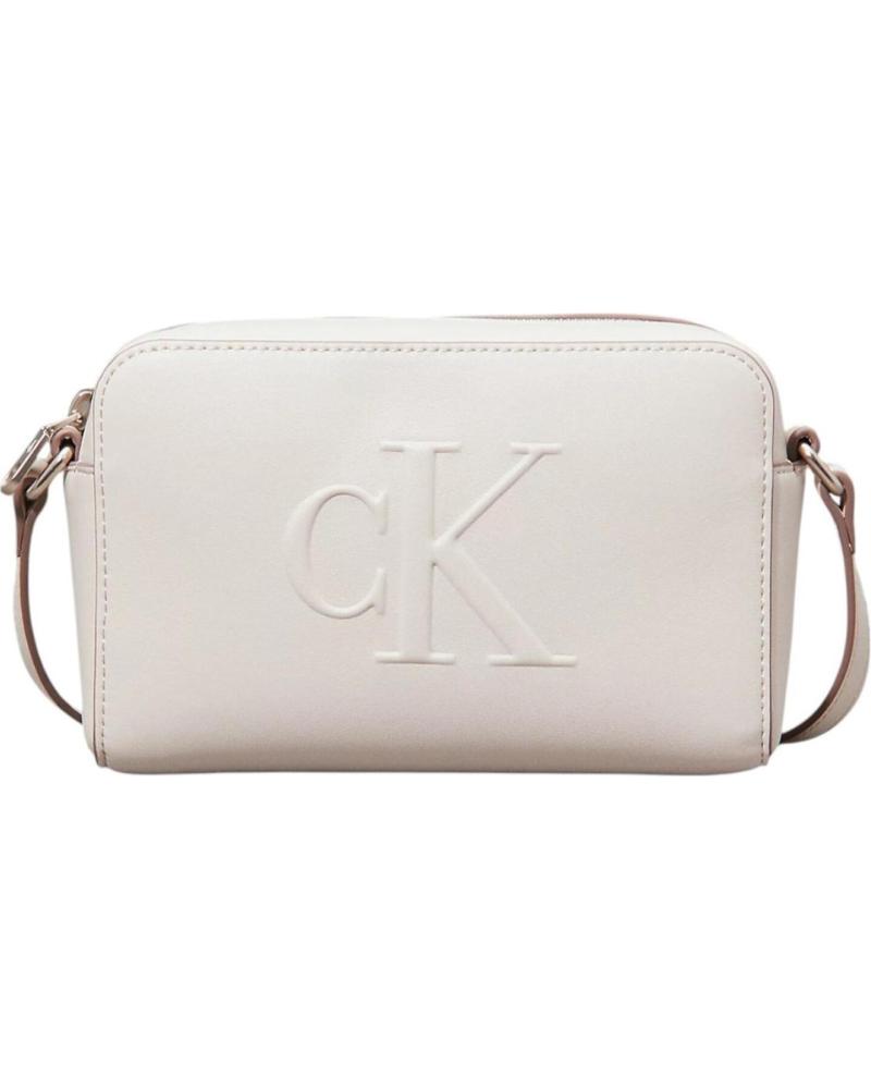 CALVIN KLEIN SCULPTED EW CAMERA BAG BLANCO
