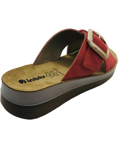 INBLU SANDALIA MUJER ESTILO CHANCLA FT000020 ROJO