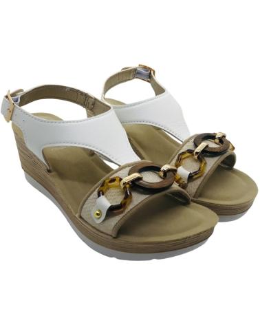 INBLU SANDALIA MUJER CUNA EL000032 BLANCO