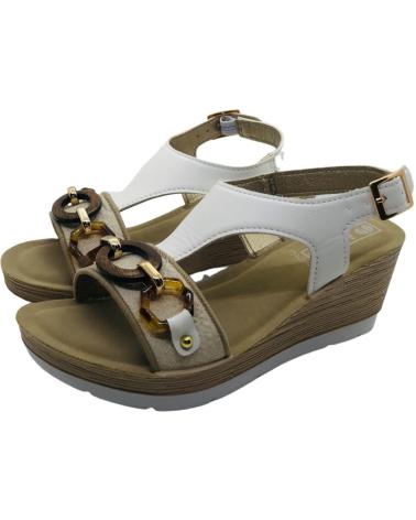 INBLU SANDALIA MUJER CUNA EL000032 BLANCO