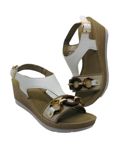 INBLU SANDALIA MUJER CUNA EL000032 BLANCO