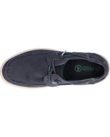 Sapatos-De-Hombre-NATURAL-WORLD-ZAPATILLAS-LONA-HOMBRE-8413E-MARINO-AZUL