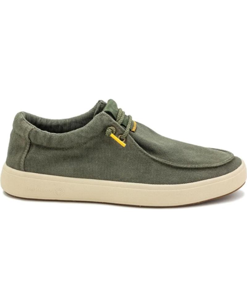 Sapatos-De-Hombre-NATURAL-WORLD-ZAPATILLAS-LONA-HOMBRE-8413E-KAKI-VERDE