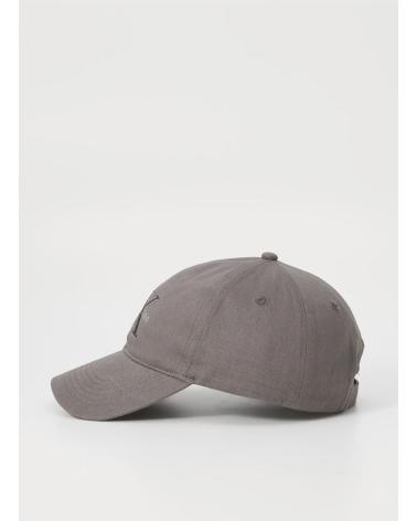 CALVIN KLEIN MONOLOGO EMBROIDERY BASEBALL CAP GRIS